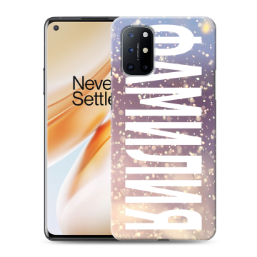 Силиконовый чехол на OnePlus 8T с принтом ФАМИЛИЯ