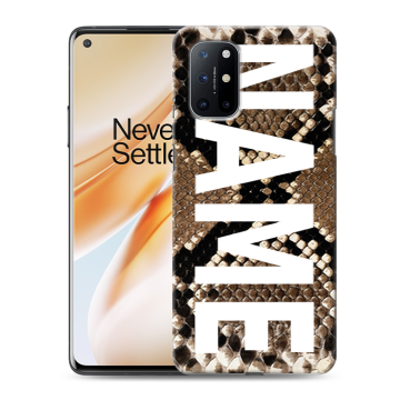Силиконовый чехол на OnePlus 8T с принтом NAME
