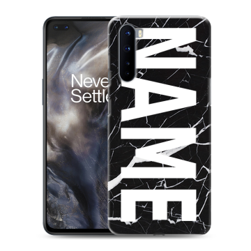 Силиконовый чехол на OnePlus Nord с принтом NAME