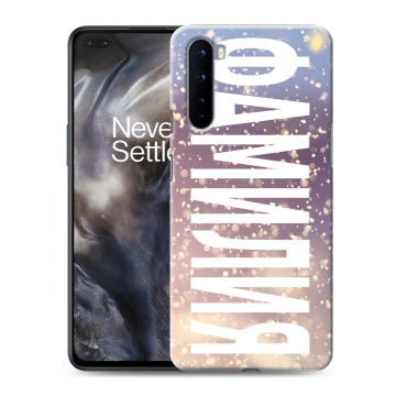 Силиконовый чехол на OnePlus Nord с принтом ФАМИЛИЯ