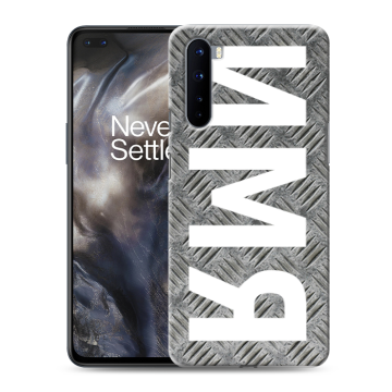 Силиконовый чехол на OnePlus Nord с принтом ИМЯ