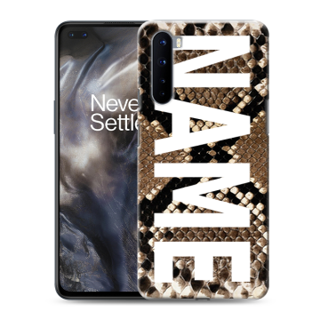 Силиконовый чехол на OnePlus Nord с принтом NAME
