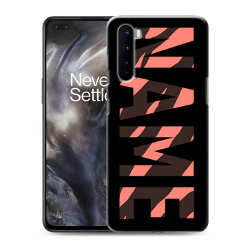Силиконовый чехол на OnePlus Nord с принтом NAME