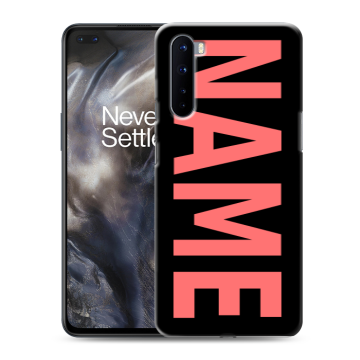 Силиконовый чехол на OnePlus Nord с принтом NAME