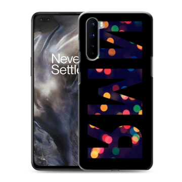 Силиконовый чехол на OnePlus Nord с принтом ИМЯ