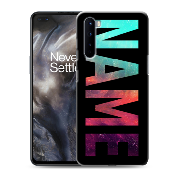 Силиконовый чехол на OnePlus Nord с принтом NAME