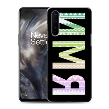 Силиконовый чехол на OnePlus Nord с принтом ИМЯ