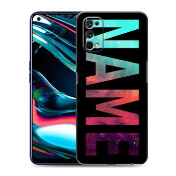 Силиконовый противоударный чехол на Realme 7 Pro с принтом NAME