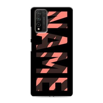 Силиконовый чехол на Huawei Honor 10X Lite с принтом NAME