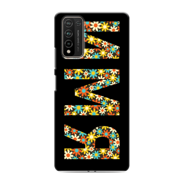 Силиконовый чехол на Huawei Honor 10X Lite с принтом ИМЯ
