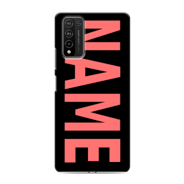 Силиконовый чехол на Huawei Honor 10X Lite с принтом NAME