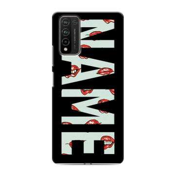 Силиконовый чехол на Huawei Honor 10X Lite с принтом NAME