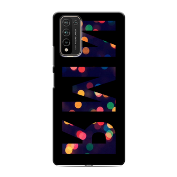 Силиконовый чехол на Huawei Honor 10X Lite с принтом ИМЯ
