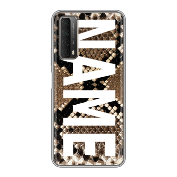 Силиконовый чехол на Huawei P Smart (2021) с принтом NAME