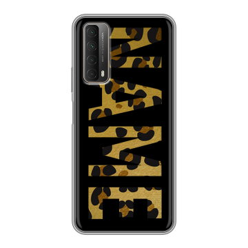Силиконовый чехол на Huawei P Smart (2021) с принтом NAME