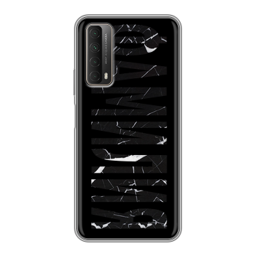 Силиконовый чехол на Huawei P Smart (2021) с принтом ФАМИЛИЯ