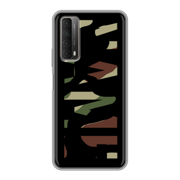 Силиконовый чехол на Huawei P Smart (2021) с принтом NAME