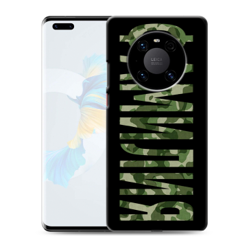 Силиконовый чехол на Huawei Mate 40 Pro с принтом ФАМИЛИЯ