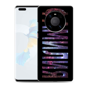 Силиконовый чехол на Huawei Mate 40 Pro с принтом ФАМИЛИЯ