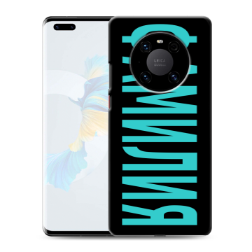 Силиконовый чехол на Huawei Mate 40 Pro с принтом ФАМИЛИЯ