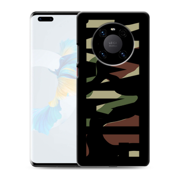 Силиконовый чехол на Huawei Mate 40 Pro с принтом NAME