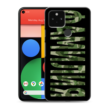 Силиконовый чехол на Google Pixel 5 с принтом ФАМИЛИЯ