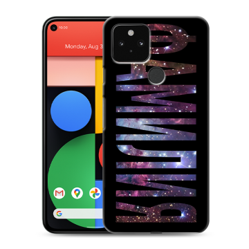 Силиконовый чехол на Google Pixel 5 с принтом ФАМИЛИЯ