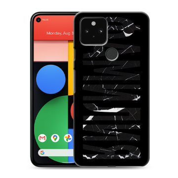 Силиконовый чехол на Google Pixel 5 с принтом ФАМИЛИЯ