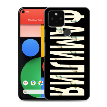 Силиконовый чехол на Google Pixel 5 с принтом ФАМИЛИЯ