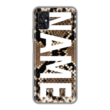 Силиконовый чехол на ZTE Blade V2020 Smart с принтом NAME