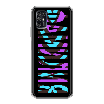 Силиконовый чехол на ZTE Blade V2020 Smart с принтом ФАМИЛИЯ