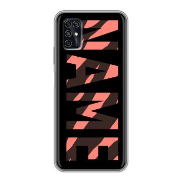 Силиконовый чехол на ZTE Blade V2020 Smart с принтом NAME