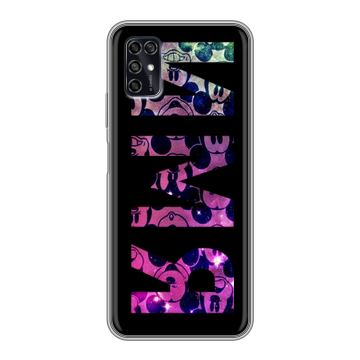 Силиконовый чехол на ZTE Blade V2020 Smart с принтом ИМЯ