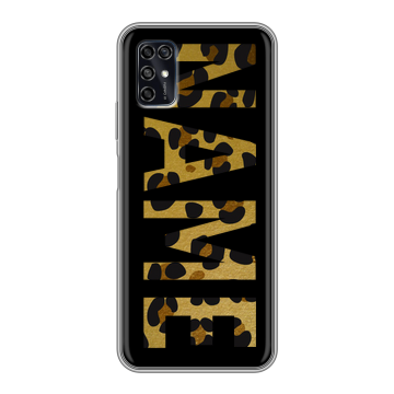 Силиконовый чехол на ZTE Blade V2020 Smart с принтом NAME