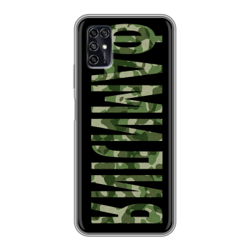 Силиконовый чехол на ZTE Blade V2020 Smart с принтом ФАМИЛИЯ