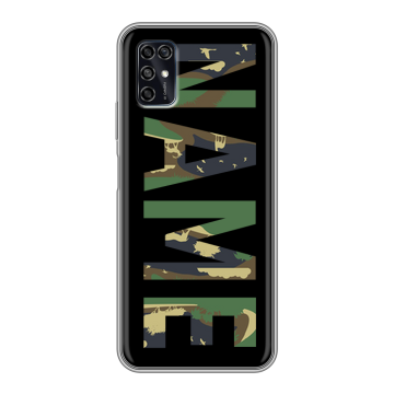 Силиконовый чехол на ZTE Blade V2020 Smart с принтом NAME