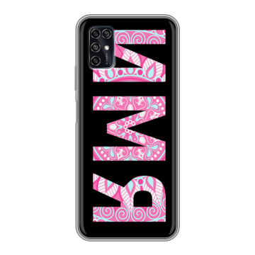 Силиконовый чехол на ZTE Blade V2020 Smart с принтом ИМЯ