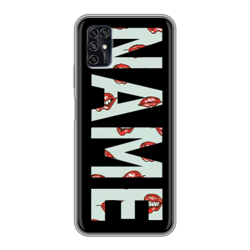 Силиконовый чехол на ZTE Blade V2020 Smart с принтом NAME