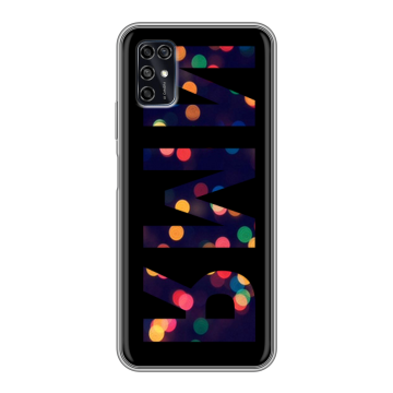 Силиконовый чехол на ZTE Blade V2020 Smart с принтом ИМЯ