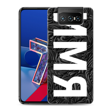 Силиконовый чехол на ASUS ZenFone 7 с принтом ИМЯ