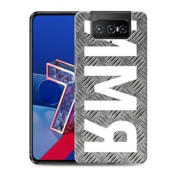 Силиконовый чехол на ASUS ZenFone 7 с принтом ИМЯ