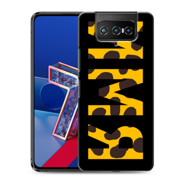 Силиконовый чехол на ASUS ZenFone 7 с принтом ИМЯ