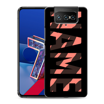 Силиконовый чехол на ASUS ZenFone 7 с принтом NAME