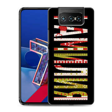 Силиконовый чехол на ASUS ZenFone 7 с принтом ФАМИЛИЯ
