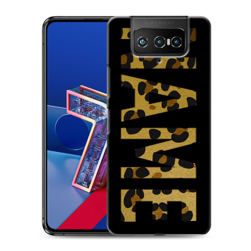 Силиконовый чехол на ASUS ZenFone 7 с принтом NAME