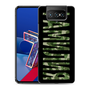 Силиконовый чехол на ASUS ZenFone 7 с принтом ФАМИЛИЯ