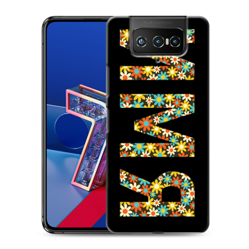 Силиконовый чехол на ASUS ZenFone 7 с принтом ИМЯ
