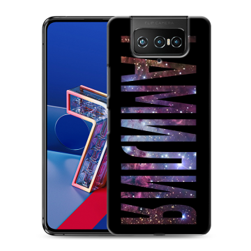 Силиконовый чехол на ASUS ZenFone 7 с принтом ФАМИЛИЯ