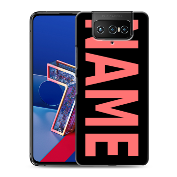 Силиконовый чехол на ASUS ZenFone 7 с принтом NAME