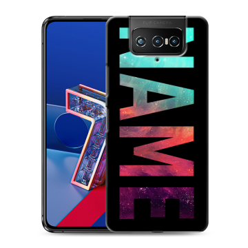 Силиконовый чехол на ASUS ZenFone 7 с принтом NAME